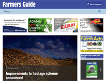 Tablet Screenshot of farmersguide.co.uk